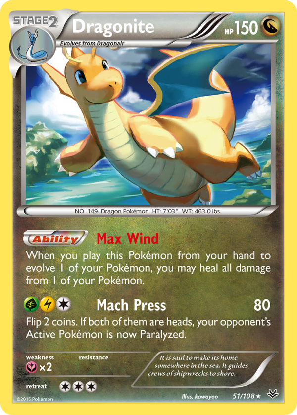 Dragonite (51 108) [XY: Roaring Skies] For Cheap