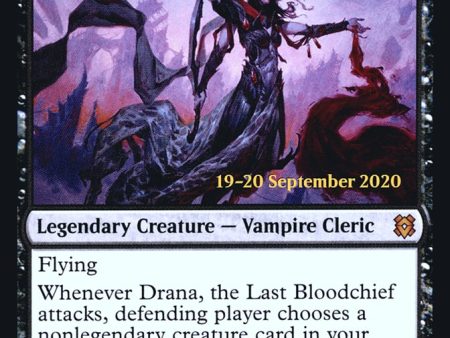 Drana, the Last Bloodchief [Zendikar Rising Prerelease Promos] Online Hot Sale