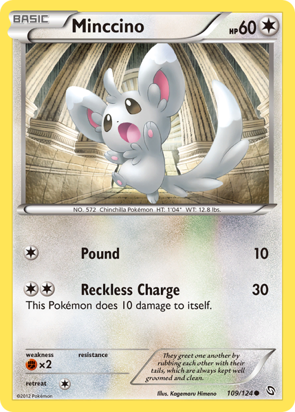 Minccino (109 124) [Black & White: Dragons Exalted] Online