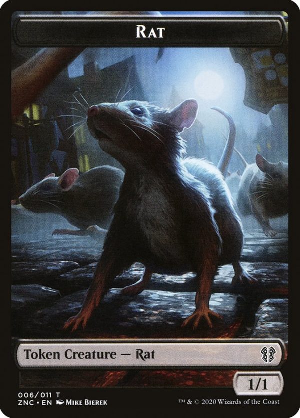 Faerie Rogue    Rat Double-Sided Token [Zendikar Rising Commander Tokens] Online Hot Sale