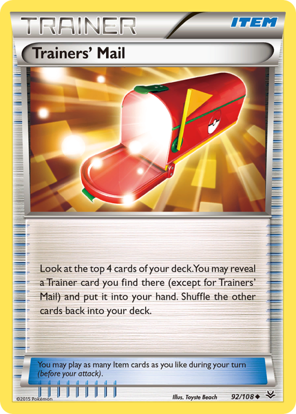 Trainers  Mail (92 108) [XY: Roaring Skies] on Sale