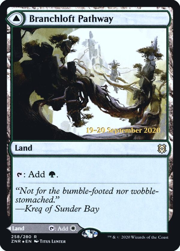 Branchloft Pathway    Boulderloft Pathway [Zendikar Rising Prerelease Promos] For Cheap