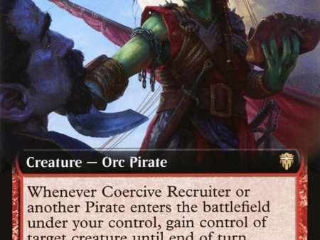 Coercive Recruiter (Extended Art) [Commander Legends] Online Sale