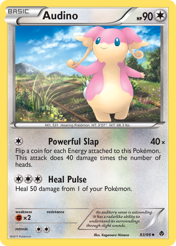 Audino (83 98) [Black & White: Emerging Powers] on Sale