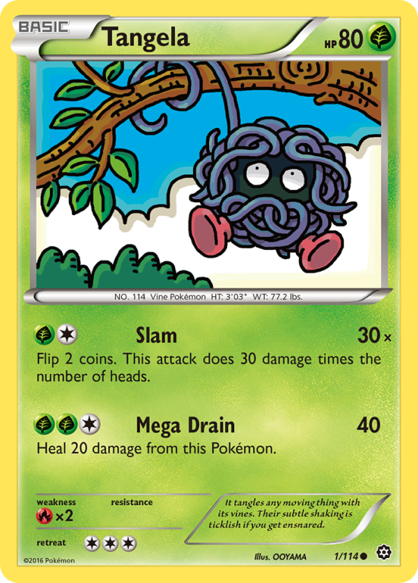 Tangela (1 114) [XY: Steam Siege] Online Sale