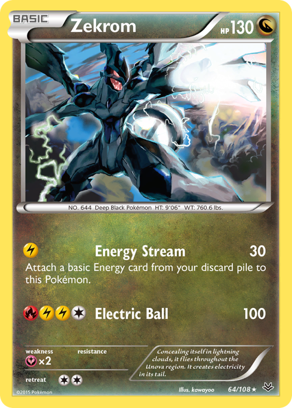 Zekrom (64 108) [XY: Roaring Skies] For Cheap