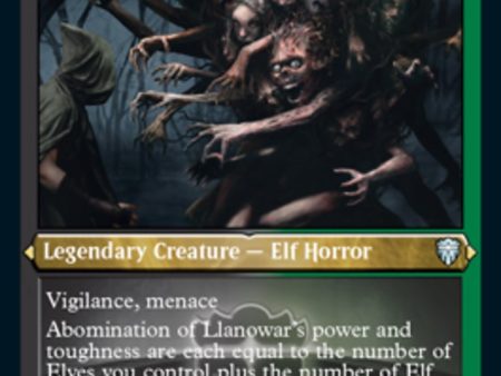 Abomination of Llanowar (Etched) [Commander Legends] For Cheap