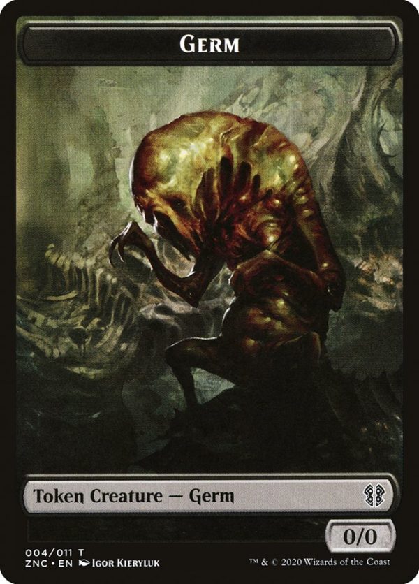 Faerie Rogue    Germ Double-Sided Token [Zendikar Rising Commander Tokens] For Discount