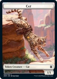 Cat    Goblin Construct Double-Sided Token [Zendikar Rising Tokens] Online now