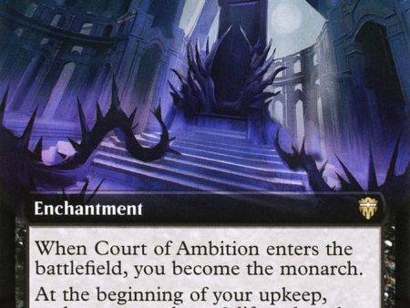 Court of Ambition (Extended Art) [Commander Legends] For Discount