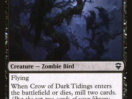 Crow of Dark Tidings [Commander Legends] Discount