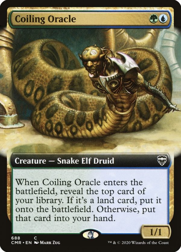 Coiling Oracle (Extended Art) [Commander Legends] Discount