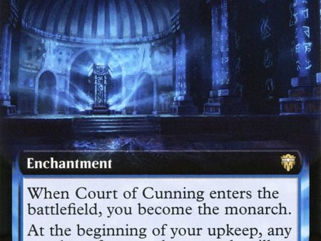 Court of Cunning (Extended Art) [Commander Legends] Online Hot Sale