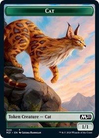 Cat (020)    Soldier Double-Sided Token [Core Set 2021 Tokens] Online now