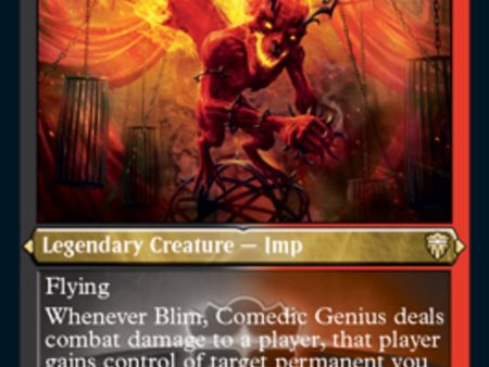 Blim, Comedic Genius (Etched) [Commander Legends] Sale