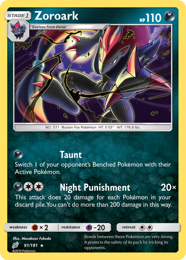 Zoroark (91 181) [Sun & Moon: Team Up] For Cheap