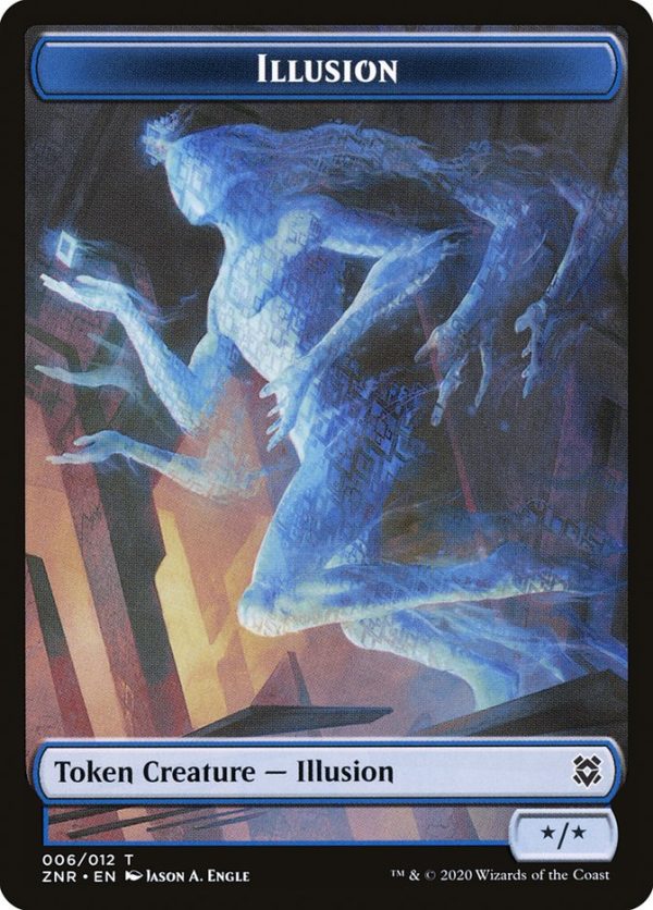 Construct    Illusion Double-Sided Token [Zendikar Rising Tokens] Online Hot Sale