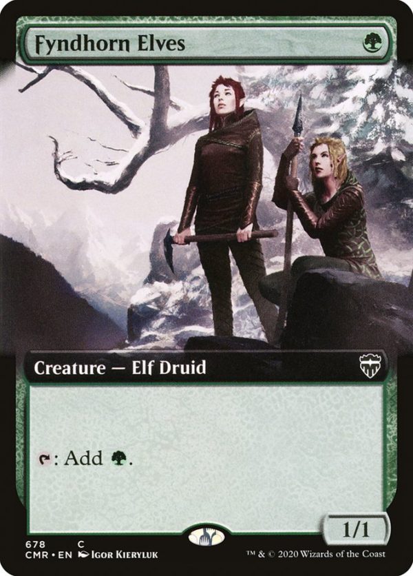 Fyndhorn Elves (Extended Art) [Commander Legends] Online Hot Sale