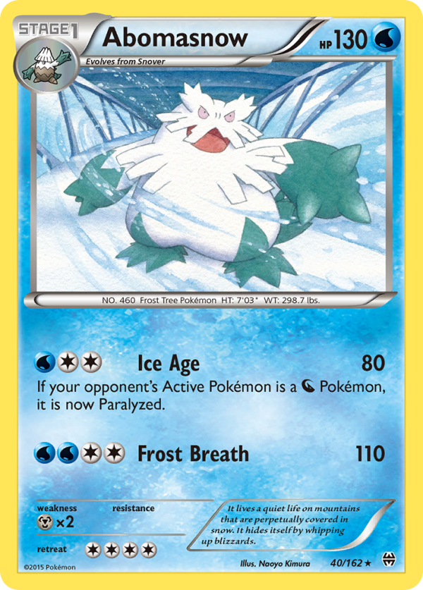 Abomasnow (40 162) [XY: BREAKthrough] Online now