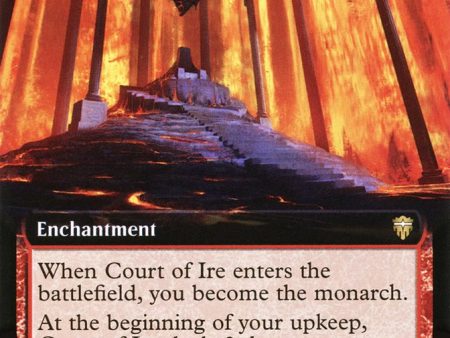 Court of Ire (Extended Art) [Commander Legends] on Sale