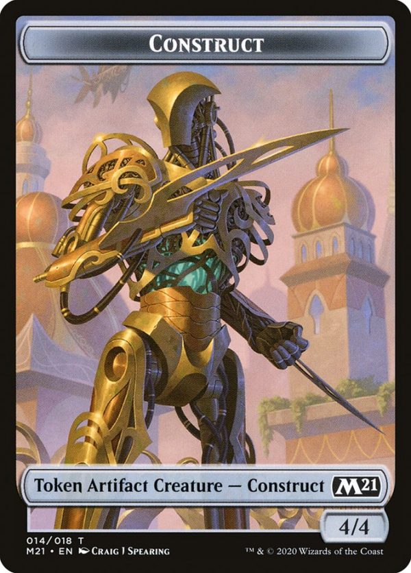 Beast    Construct Double-Sided Token [Core Set 2021 Tokens] Sale