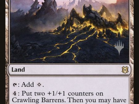 Crawling Barrens (Promo Pack) [Zendikar Rising Promos] on Sale