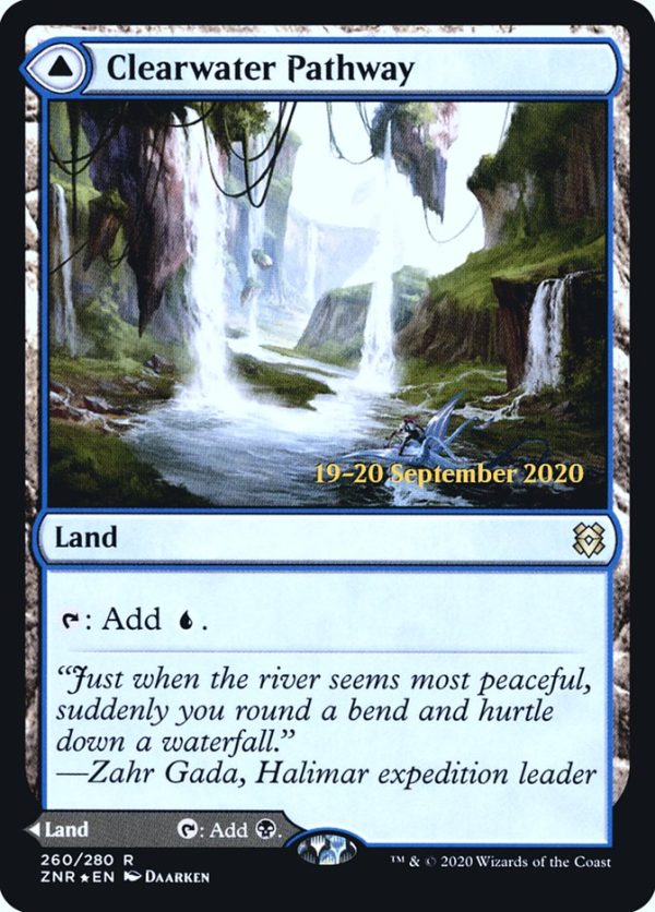 Clearwater Pathway    Murkwater Pathway [Zendikar Rising Prerelease Promos] Discount