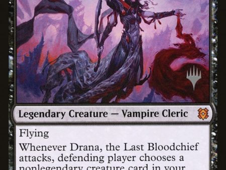 Drana, the Last Bloodchief (Promo Pack) [Zendikar Rising Promos] Online Sale