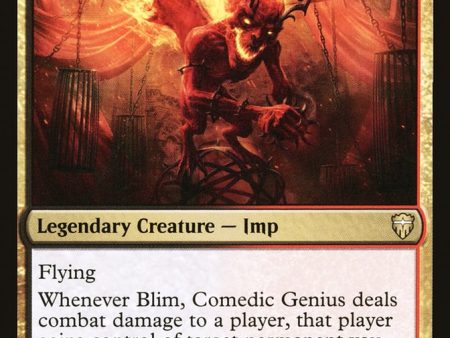 Blim, Comedic Genius [Commander Legends] For Sale