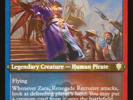 Zara, Renegade Recruiter (Etched) [Commander Legends] Sale