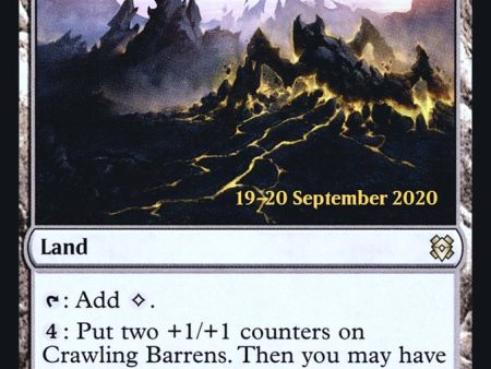 Crawling Barrens [Zendikar Rising Prerelease Promos] For Sale