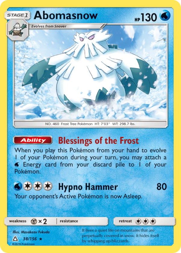 Abomasnow (38 156) [Sun & Moon: Ultra Prism] Online Hot Sale