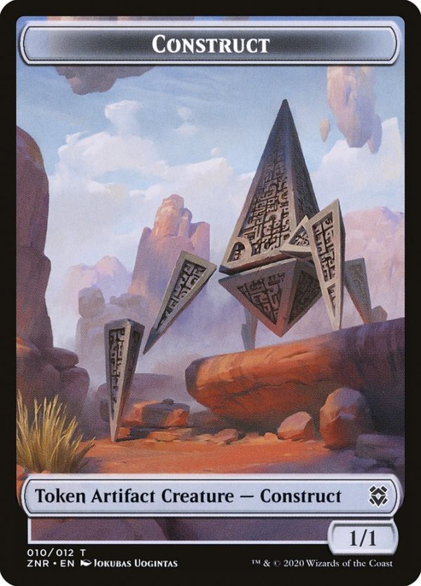 Cat    Construct Double-Sided Token [Zendikar Rising Tokens] Hot on Sale