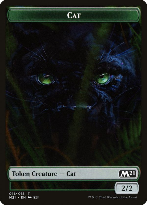 Beast    Cat (011) Double-Sided Token [Core Set 2021 Tokens] Discount