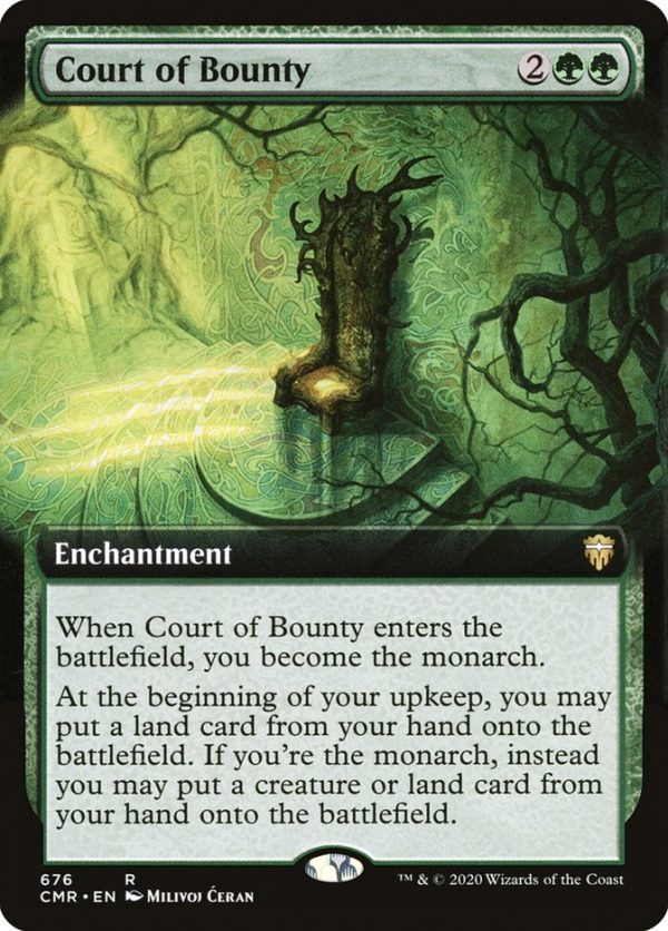 Court of Bounty (Extended Art) [Commander Legends] Online