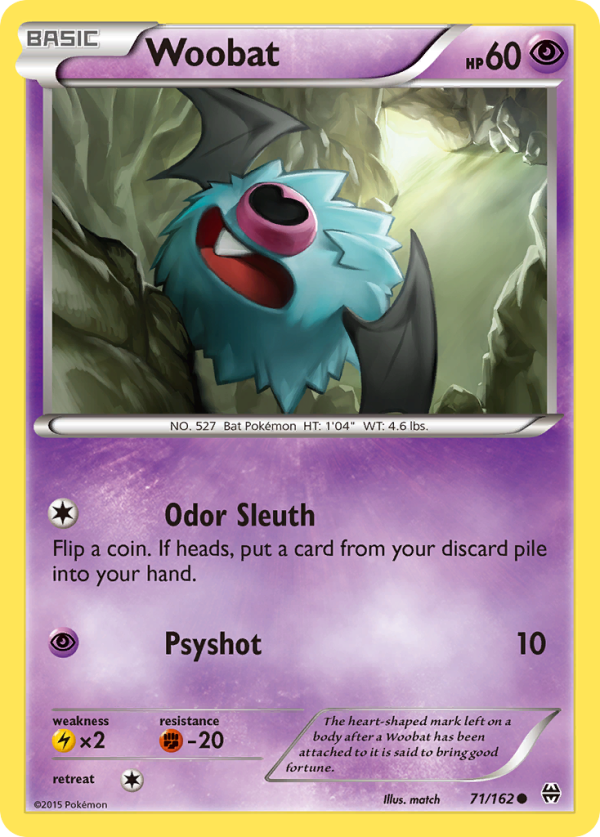 Woobat (71 162) [XY: BREAKthrough] For Sale