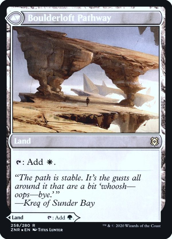 Branchloft Pathway    Boulderloft Pathway [Zendikar Rising Prerelease Promos] For Cheap