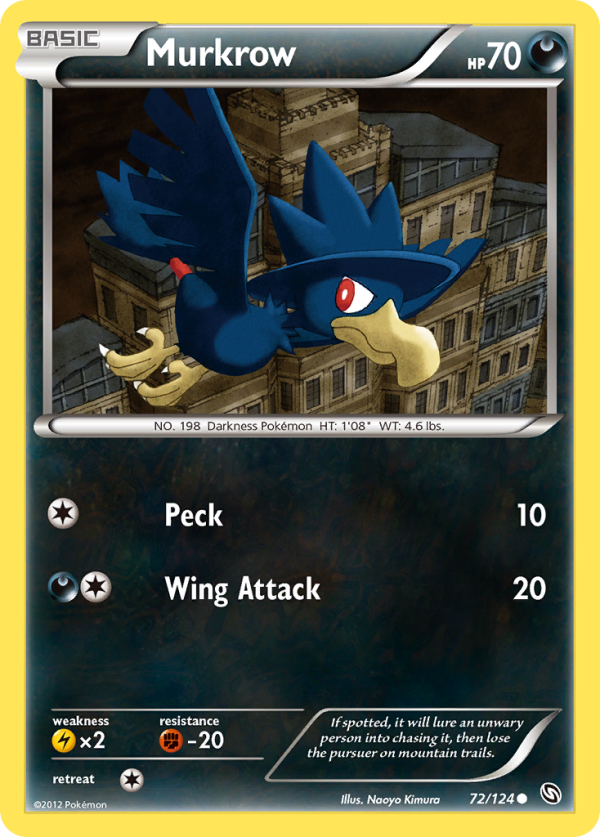 Murkrow (72 124) [Black & White: Dragons Exalted] Discount