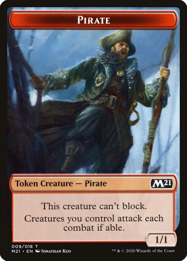 Cat (011)    Pirate Double-Sided Token [Core Set 2021 Tokens] Discount