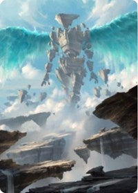 Celestial Colonnade Art Card [Zendikar Rising Art Series] Cheap