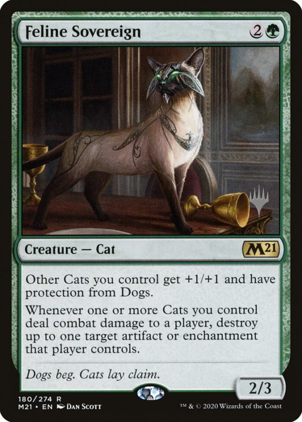 Feline Sovereign (Promo Pack) [Core Set 2021 Promos] Hot on Sale