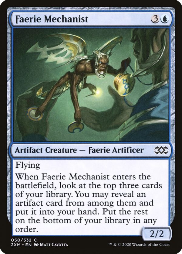 Faerie Mechanist [Double Masters] For Discount