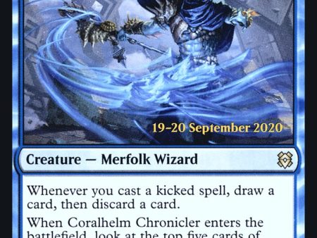 Coralhelm Chronicler [Zendikar Rising Prerelease Promos] Online now