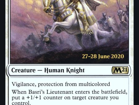 Basri s Lieutenant [Core Set 2021 Prerelease Promos] For Sale