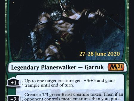 Garruk, Unleashed [Core Set 2021 Prerelease Promos] Online