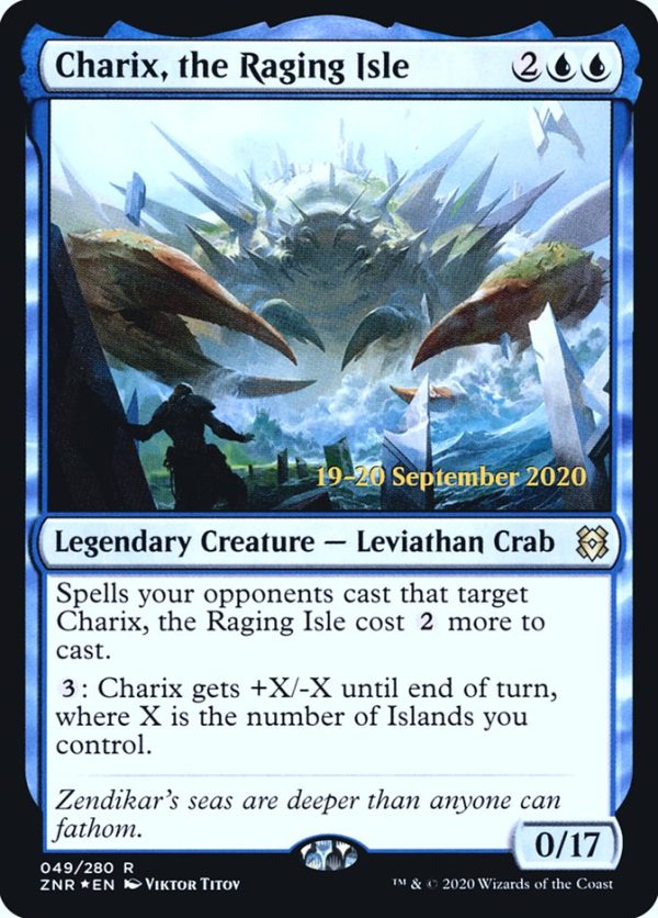 Charix, the Raging Isle [Zendikar Rising Prerelease Promos] Cheap