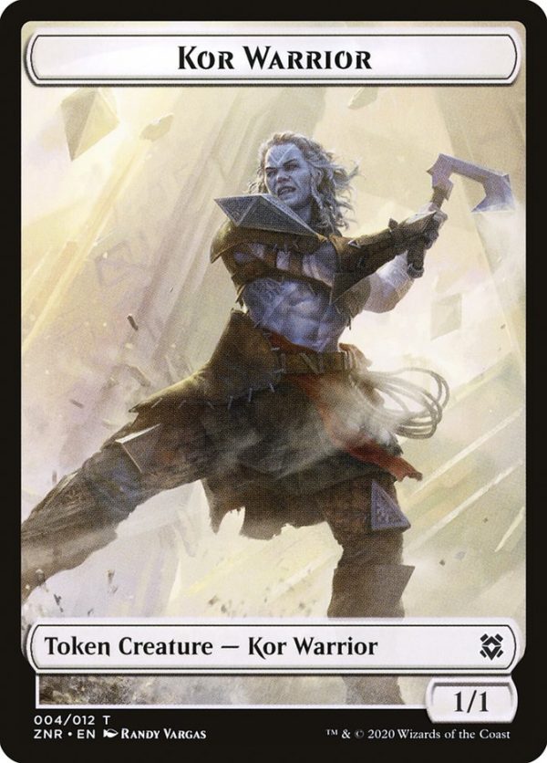 Construct    Kor Warrior Double-Sided Token [Zendikar Rising Tokens] Online now