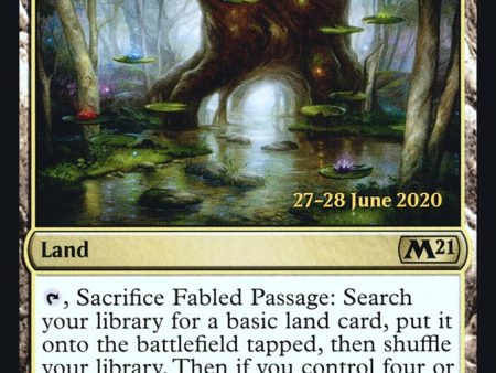 Fabled Passage [Core Set 2021 Prerelease Promos] Hot on Sale