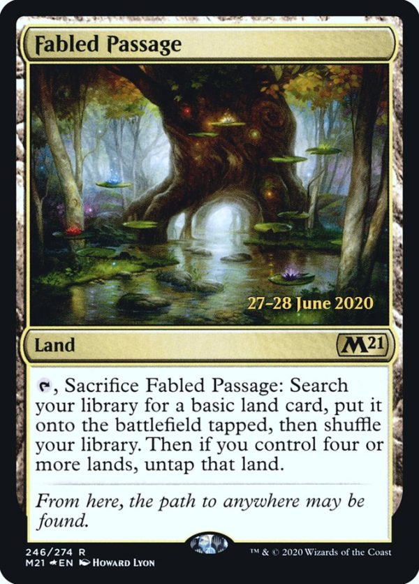 Fabled Passage [Core Set 2021 Prerelease Promos] Hot on Sale