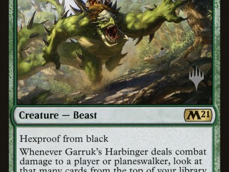 Garruk s Harbinger (Promo Pack) [Core Set 2021 Promos] For Cheap